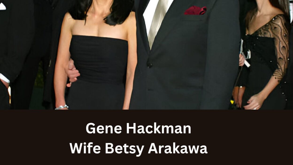 Gene Hackman with wife Betsy Arakawa